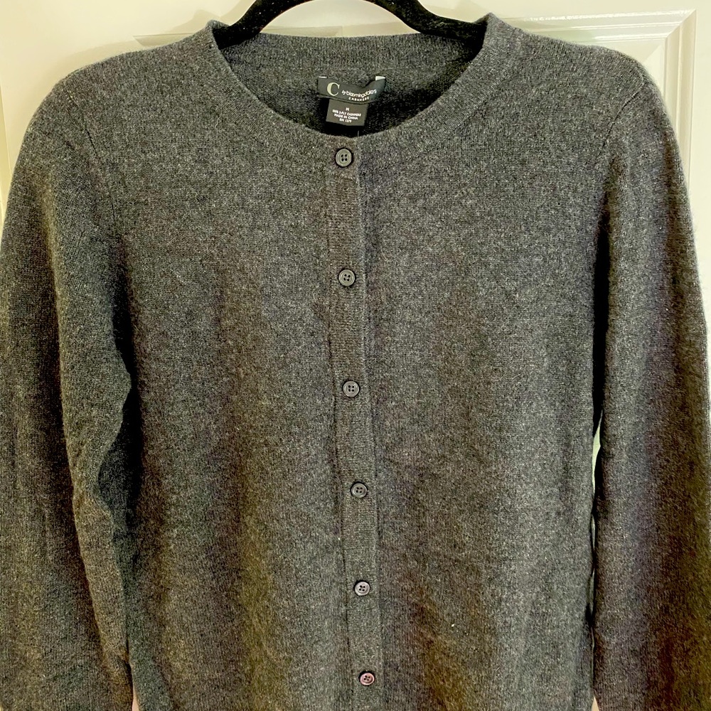 C by Bloomingdale’s Crewneck Cashmere Cardigan
